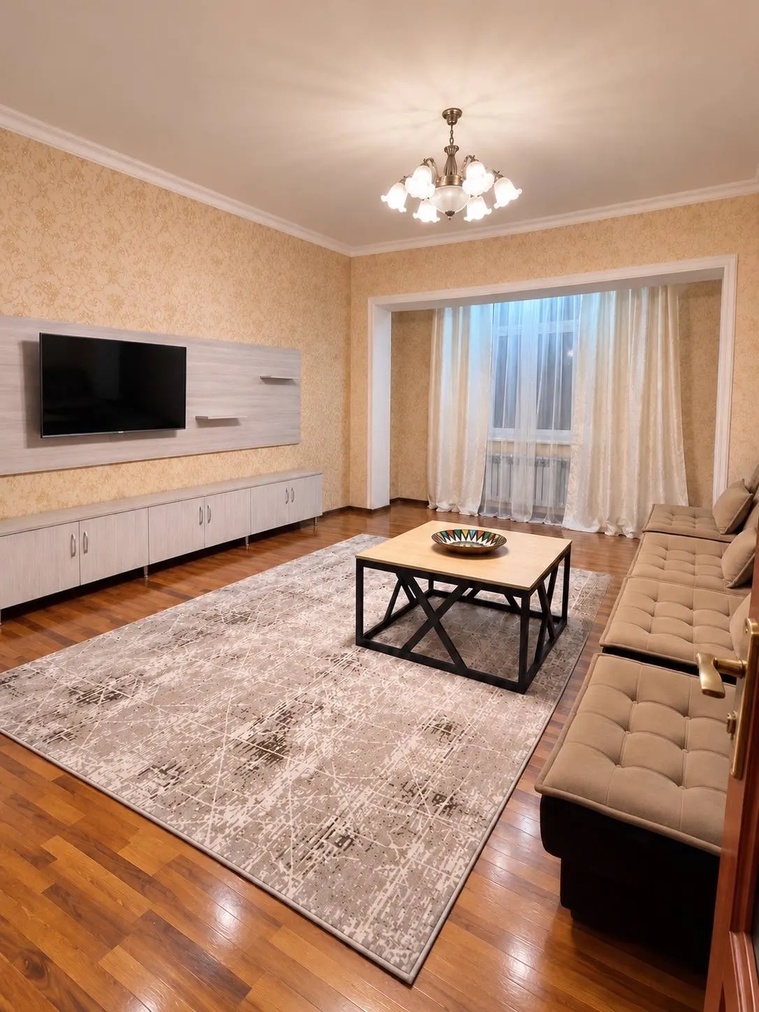Ижарага берилади 2 хонали квартира, 64 м², 6/9 қават — Миробод тумани