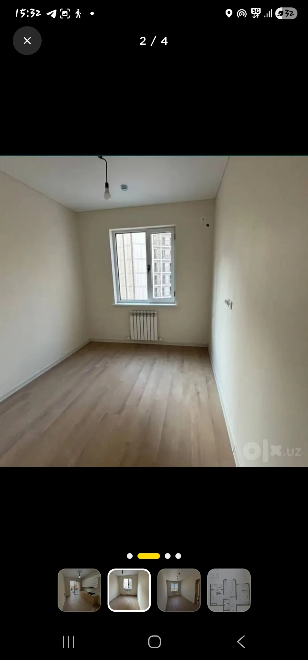 Продаётся 2-комнатная квартира, 48.5 м², 4/16 этаж — Яшнабадский район