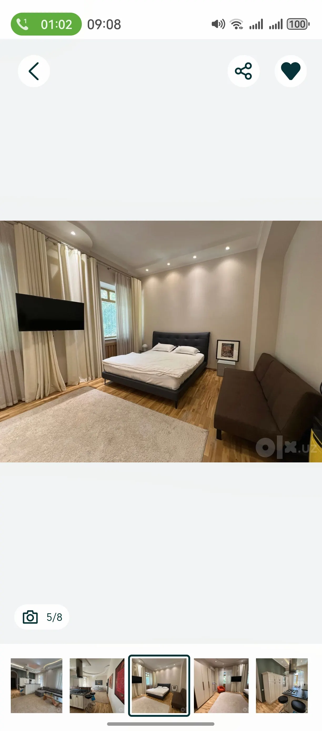 Сдаётся 3-комнатная квартира, 75 м², 3/3 этаж — Мирзо-Улугбекский район