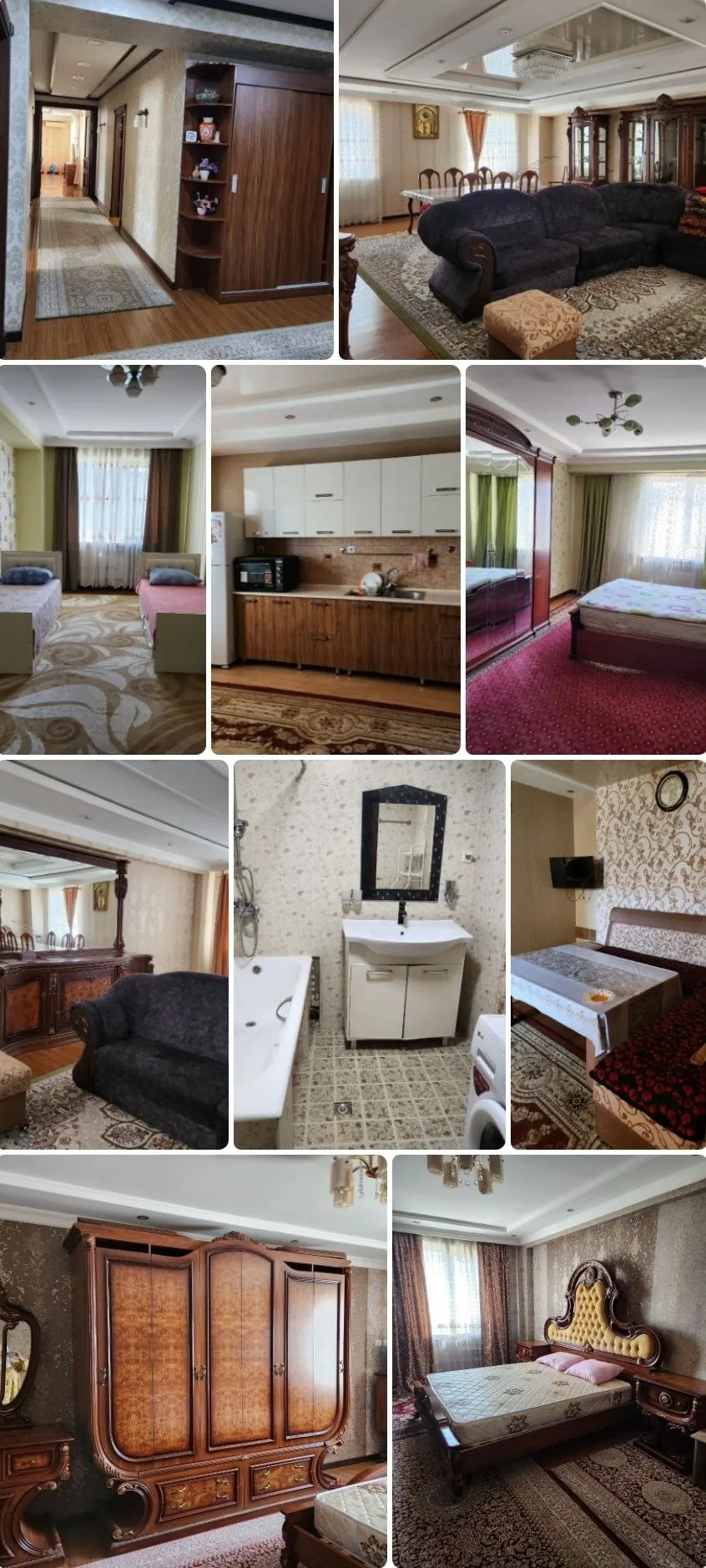Ижарага берилади 4 хонали квартира, 180 м², 7/9 қават — Олмазор тумани