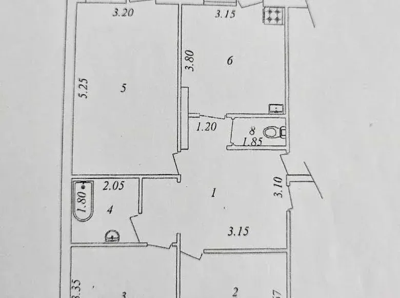 Сотилади 3 хонали квартира, 70 м², 4/5 қават — Мирзо Улуғбек тумани