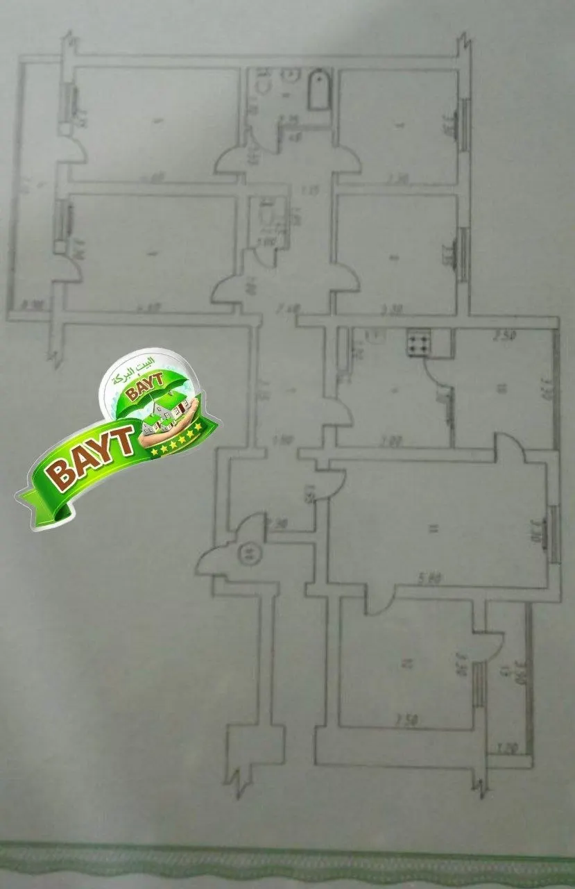 Сотилади 6 хонали квартира, 140 м², 7/9 қават — Сергели тумани
