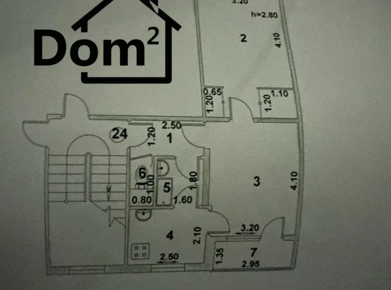 Sotiladi 2 xonali kvartira, 48 m², 4/4 qavat — Chilonzor tumani