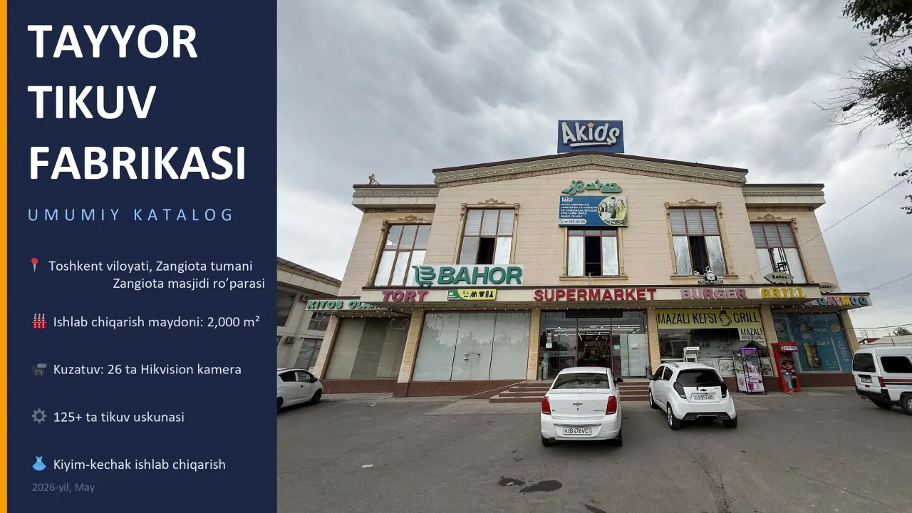 Сотилади тижорат биноси, 1500 м², 2/2 қават — Зангиота тумани