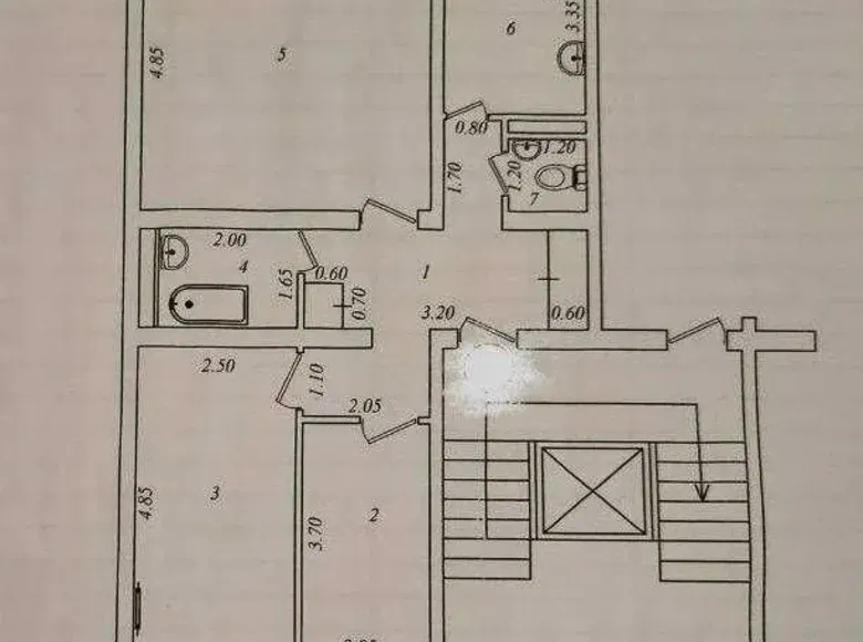 Sotiladi 4 xonali kvartira, 80 m², 9/9 qavat — Yunusobod tumani
