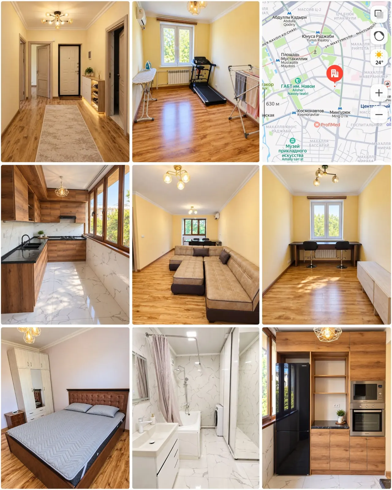 Sotiladi 4 xonali kvartira, 80 m², 5/5 qavat — Yakkasaroy tumani