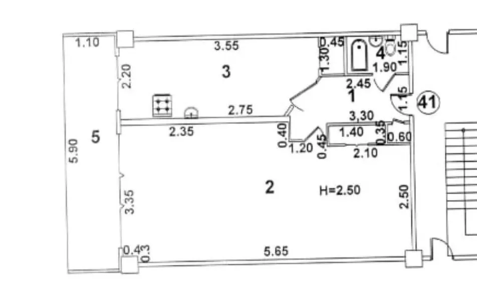 Продаётся 1-комнатная квартира, 36 м², 8/9 этаж — Чиланзарский район