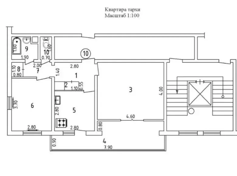 Sotiladi 2 xonali kvartira, 60 m², 3/9 qavat — Mirzo Ulugʻbek tumani