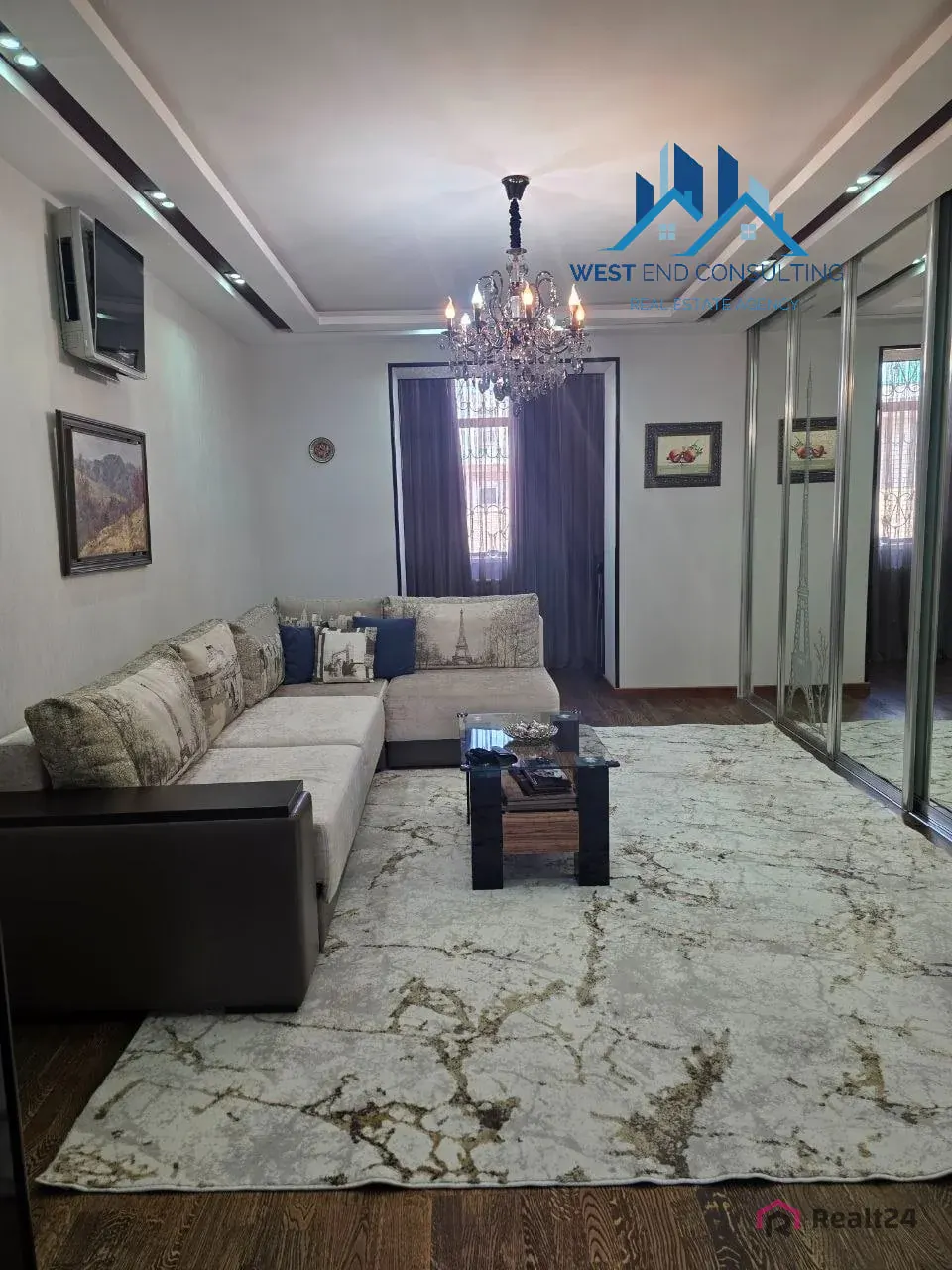 Ijaraga beriladi 4 xonali kvartira, 144 m², 3/9 qavat — Mirobod tumani