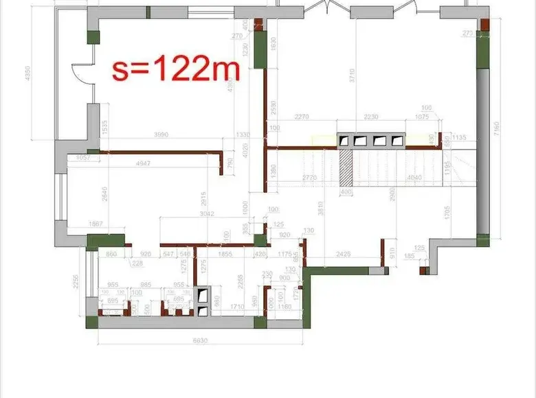 Сотилади 3 хонали квартира, 122 м², 7/7 қават — Мирзо Улуғбек тумани