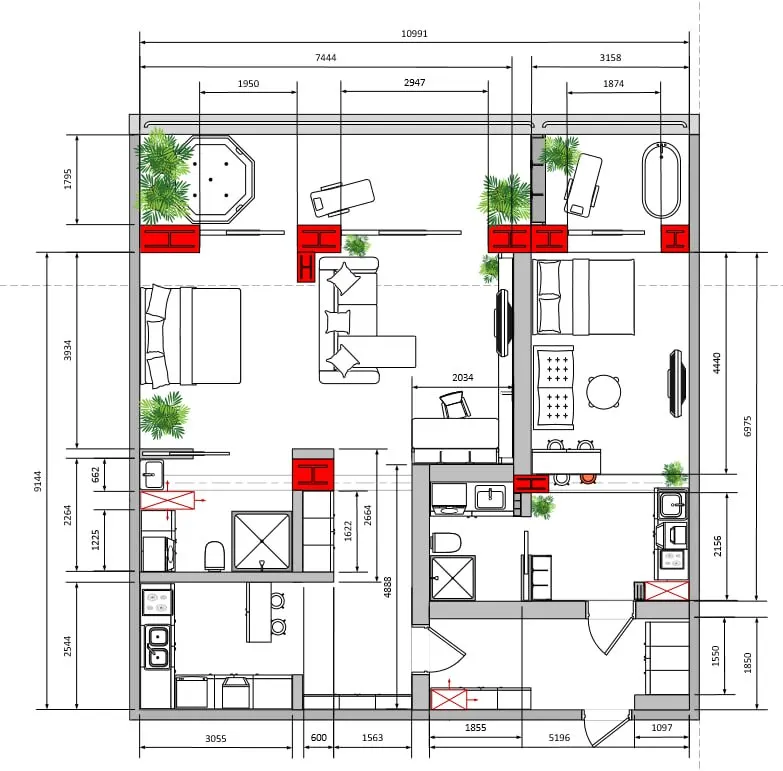 Продаётся квартира-студия, 139 м², 8/8 этаж — Чиланзарский район