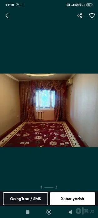 Сдаётся 4-комнатная квартира, 15 м², 4/4 этаж — Юнусабадский район