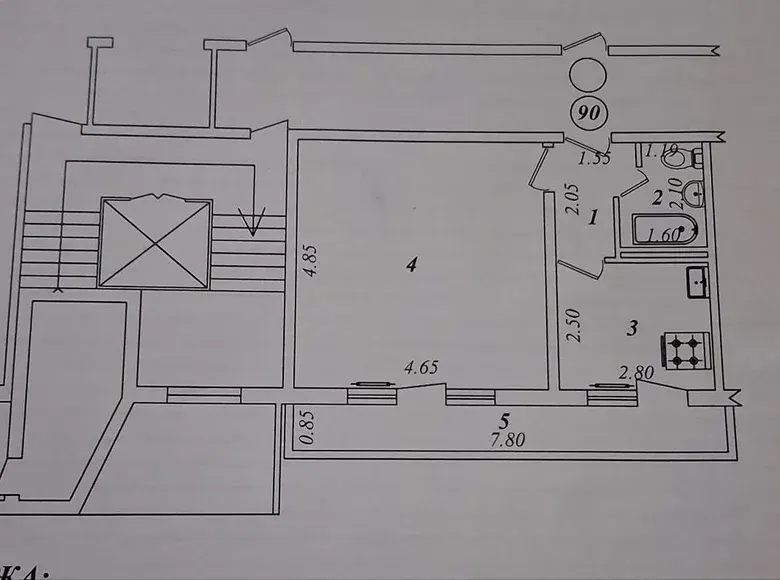Sotiladi 1 xonali kvartira, 42 m², 3/9 qavat — Yashnobod tumani