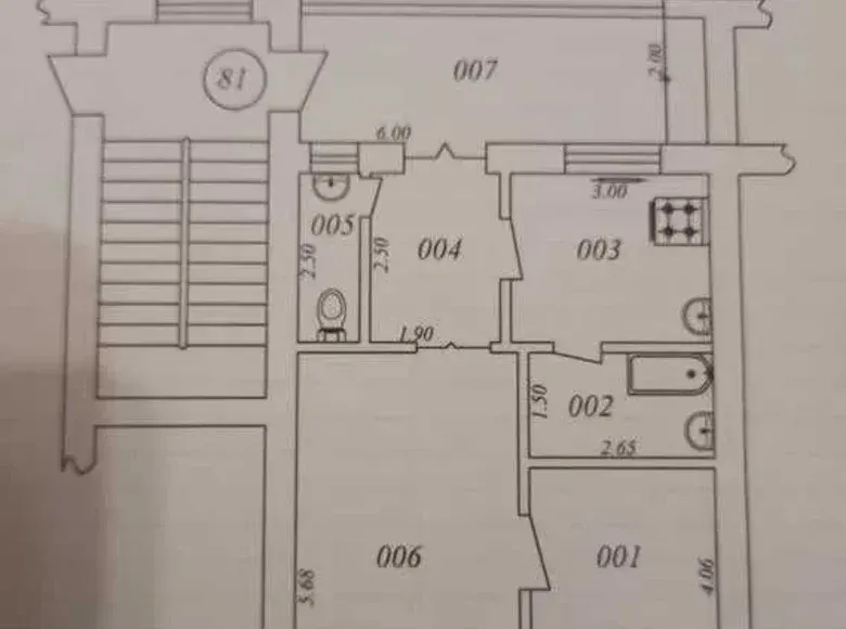 Sotiladi 2 xonali kvartira, 60 m², 2/5 qavat — Yakkasaroy tumani