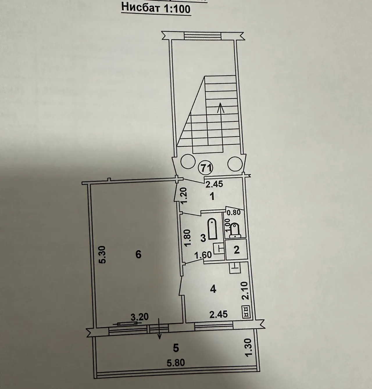 Sotiladi 1 xonali kvartira, 40 m², 4/4 qavat — Yashnobod tumani