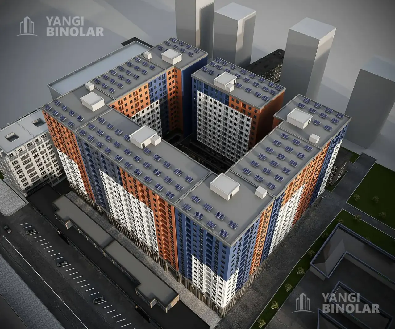 Сотилади 3 хонали квартира, 73 м², 8/20 қават — Олмазор тумани