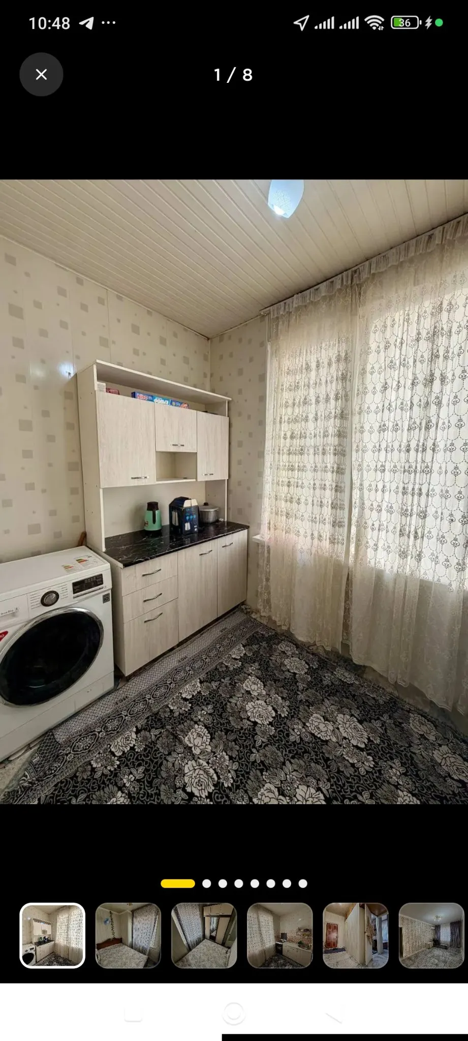 Сотилади 1 хонали квартира, 40 м², 5/5 қават — Сергели тумани