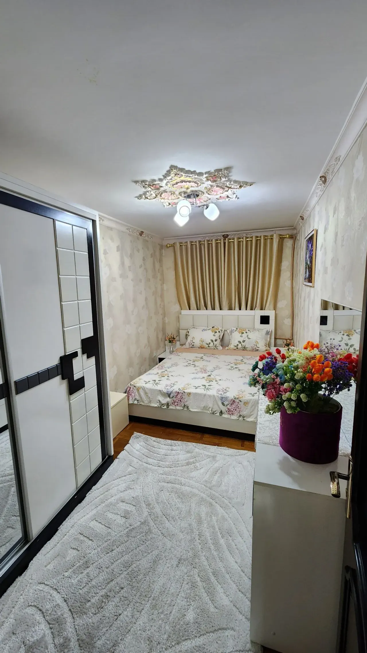 Ижарага берилади 2 хонали квартира, 56 м², 1/4 қават — Чилонзор тумани