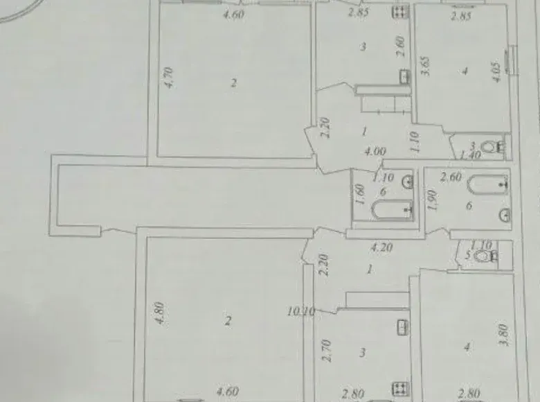 Сотилади 5 хонали квартира, 130 м², 5/9 қават — Мирзо Улуғбек тумани