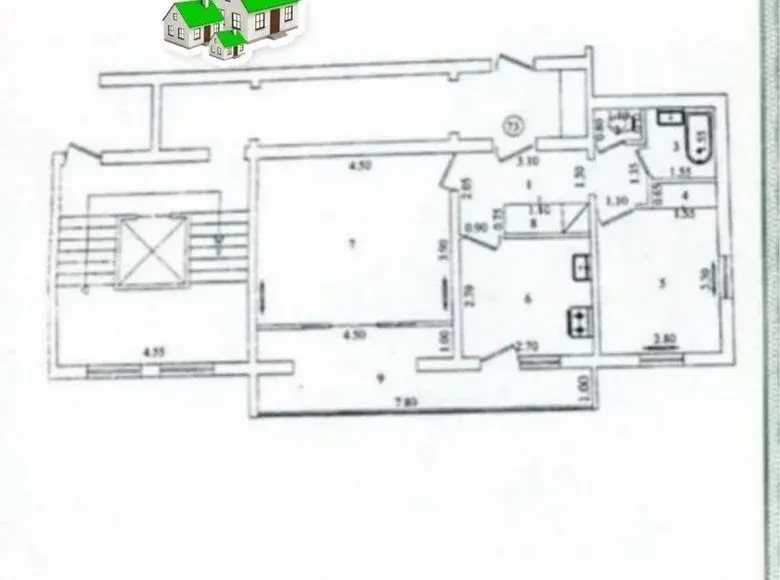 Sotiladi 2 xonali kvartira, 60 m², 6/9 qavat — Uchtepa tumani