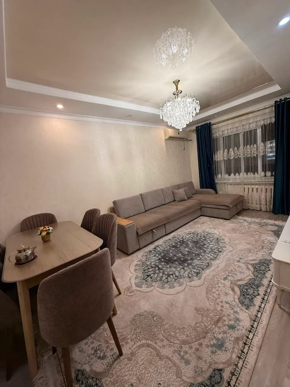 Sotiladi 3 xonali kvartira, 75 m², 1/5 qavat — Yunusobod tumani