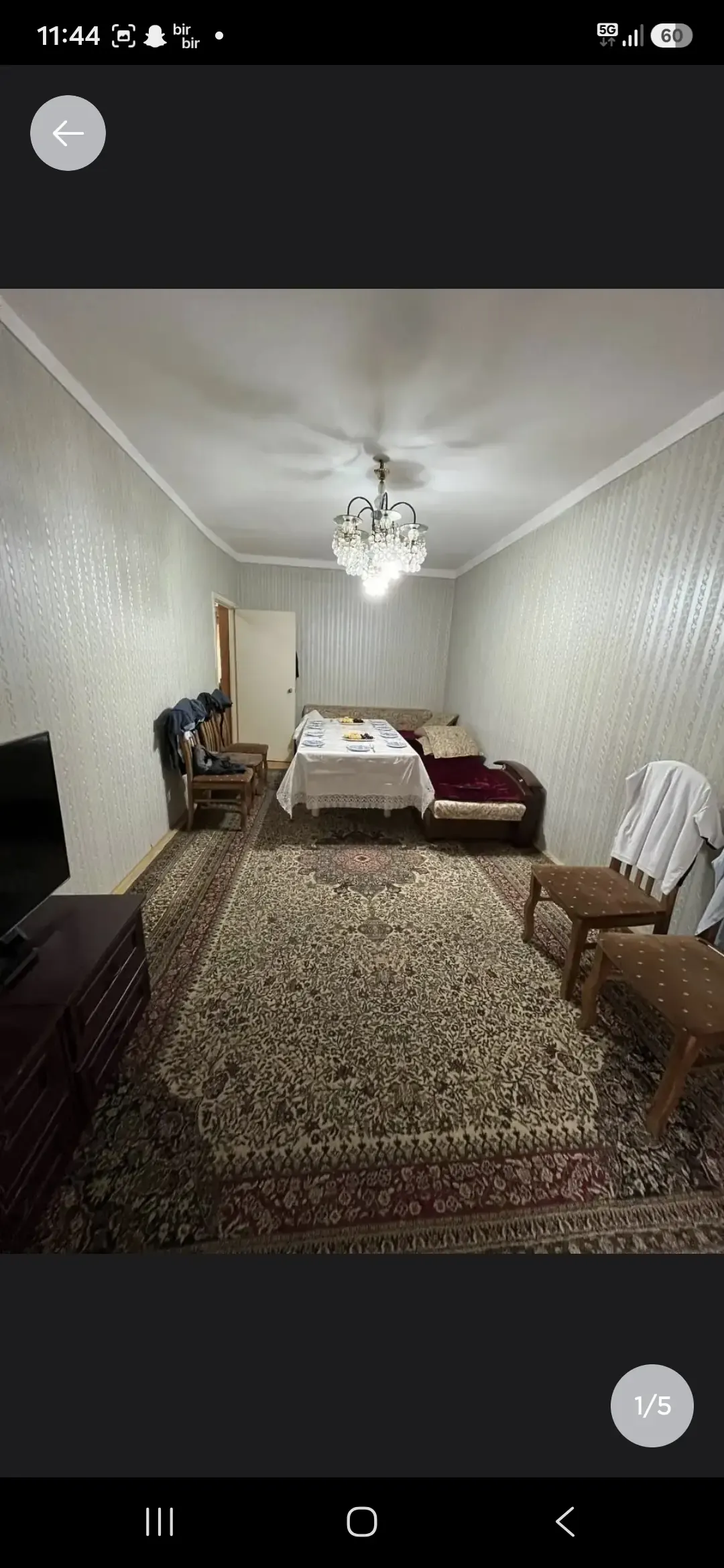 Продаётся 3-комнатная квартира, 80 м², 1/4 этаж — Шайхантахурский район