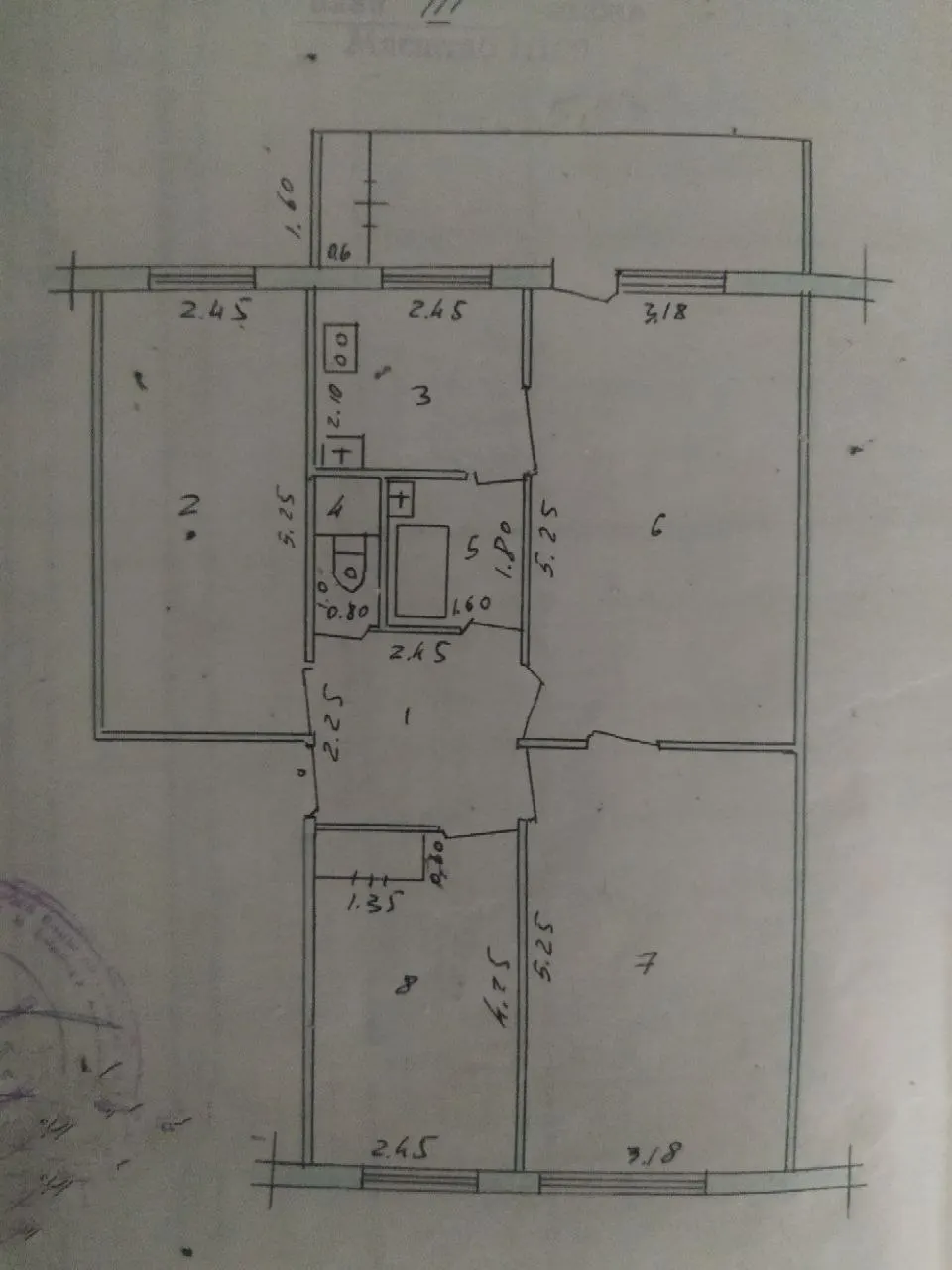 Сотилади 4 хонали квартира, 80 м², 3/4 қават — Мирзо Улуғбек тумани