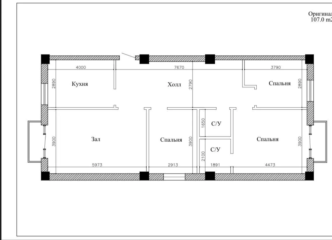 Sotiladi 4 xonali kvartira, 111 m², 4/6 qavat — Yunusobod tumani