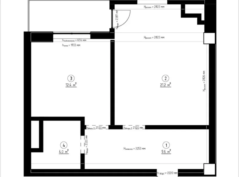 Sotiladi 2 xonali kvartira, 49 m², 16/16 qavat — Yakkasaroy tumani