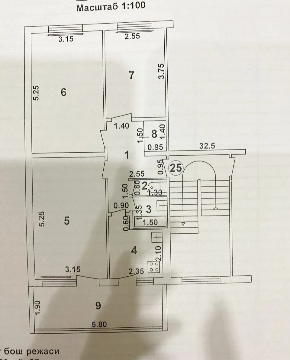 Sotiladi 3 xonali kvartira, 71 m², 5/5 qavat — Yunusobod tumani