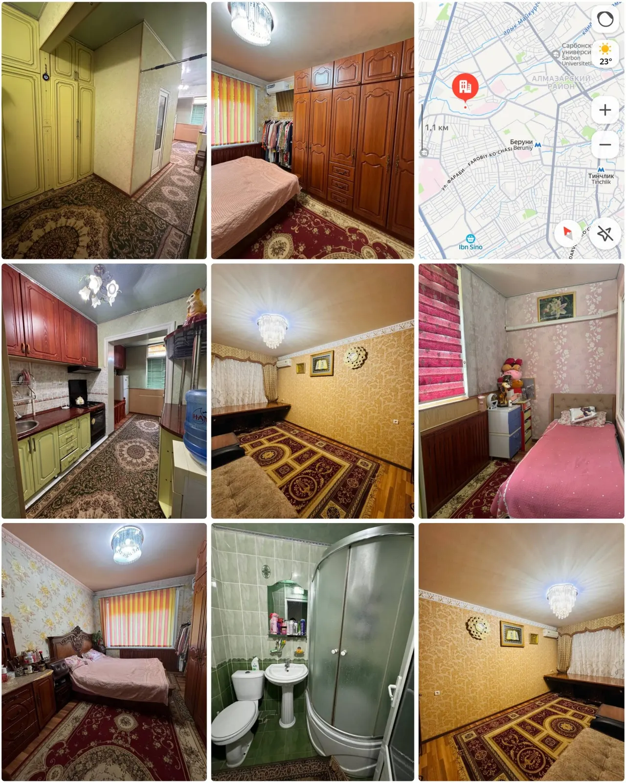 Продаётся 3-комнатная квартира, 56,8 м², 4/4 этаж — Алмазарский район