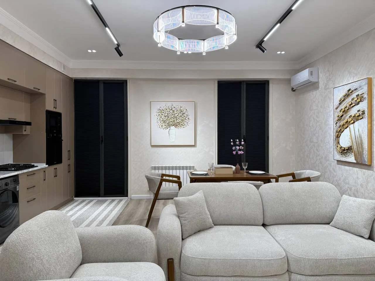 Ижарага берилади 2 хонали квартира, 53 м², 3/8 қават — Яккасарой тумани