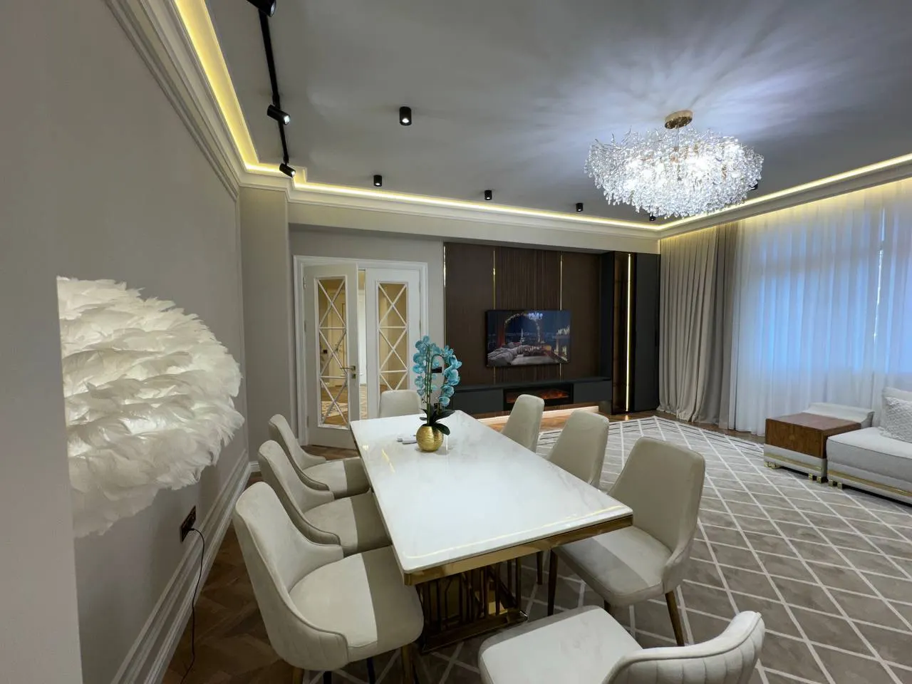 Ижарага берилади 4 хонали квартира, 135 м², 6/8 қават — Миробод тумани