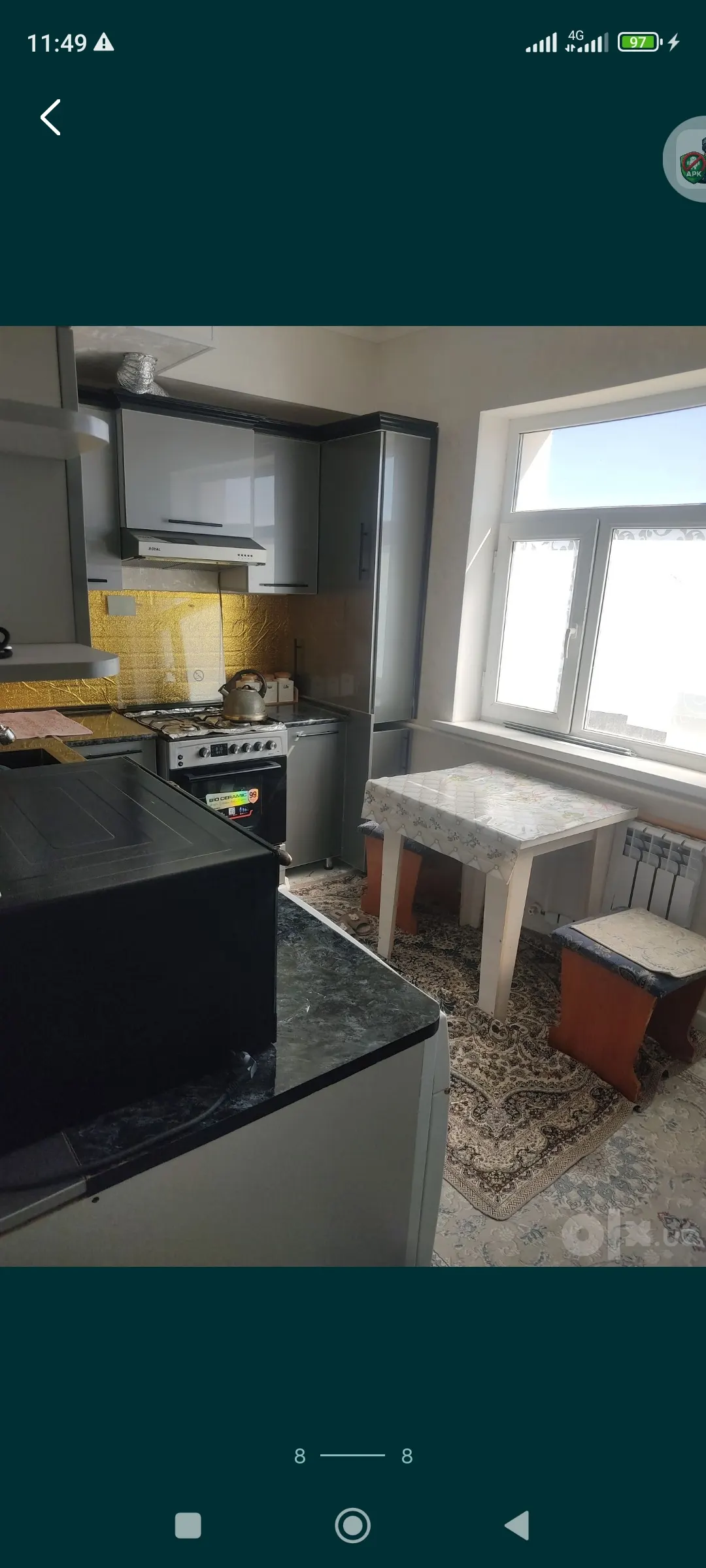 Ижарага берилади 3 хонали квартира, 66 м², 2/7 қават — Қорақалпоғистон Республикаси