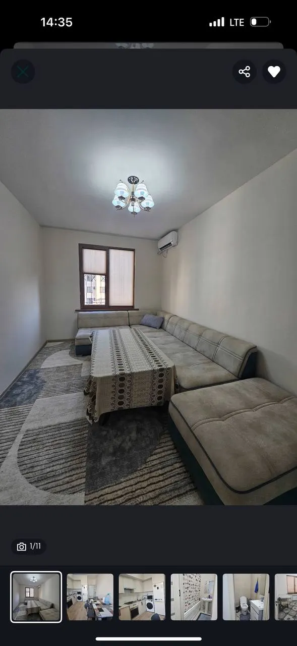 Ijaraga beriladi 4 xonali kvartira, 90 m², 8/9 qavat — Olmazor tumani