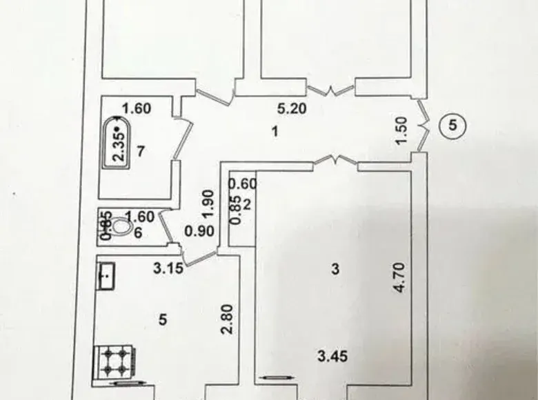 Продаётся 3-комнатная квартира, 87 м², 1/3 этаж — Яшнабадский район