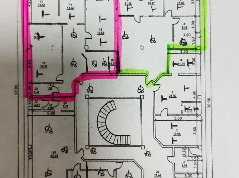 Ижарага берилади офис, 135 м², 1/4 қават — Миробод тумани
