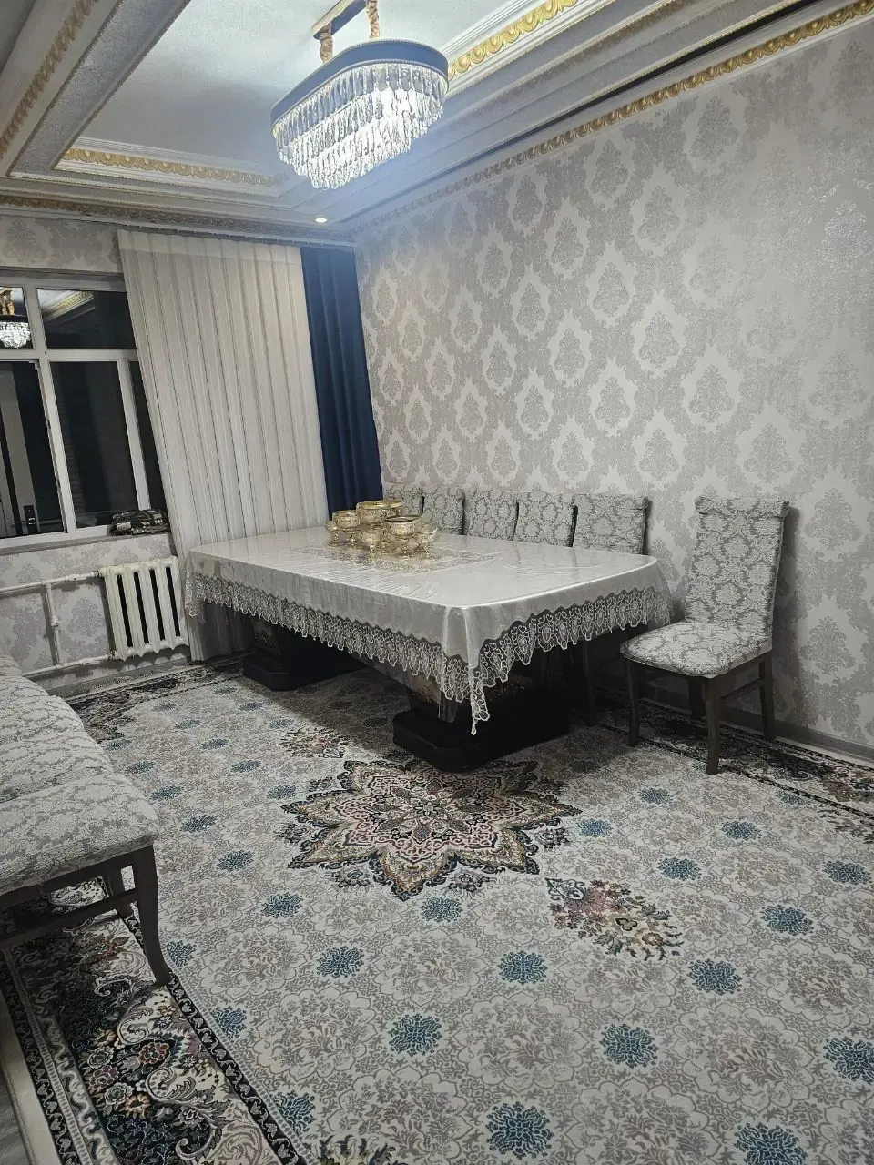 Сдаётся 3-комнатная квартира, 70 м², 1/4 этаж — Алмазарский район