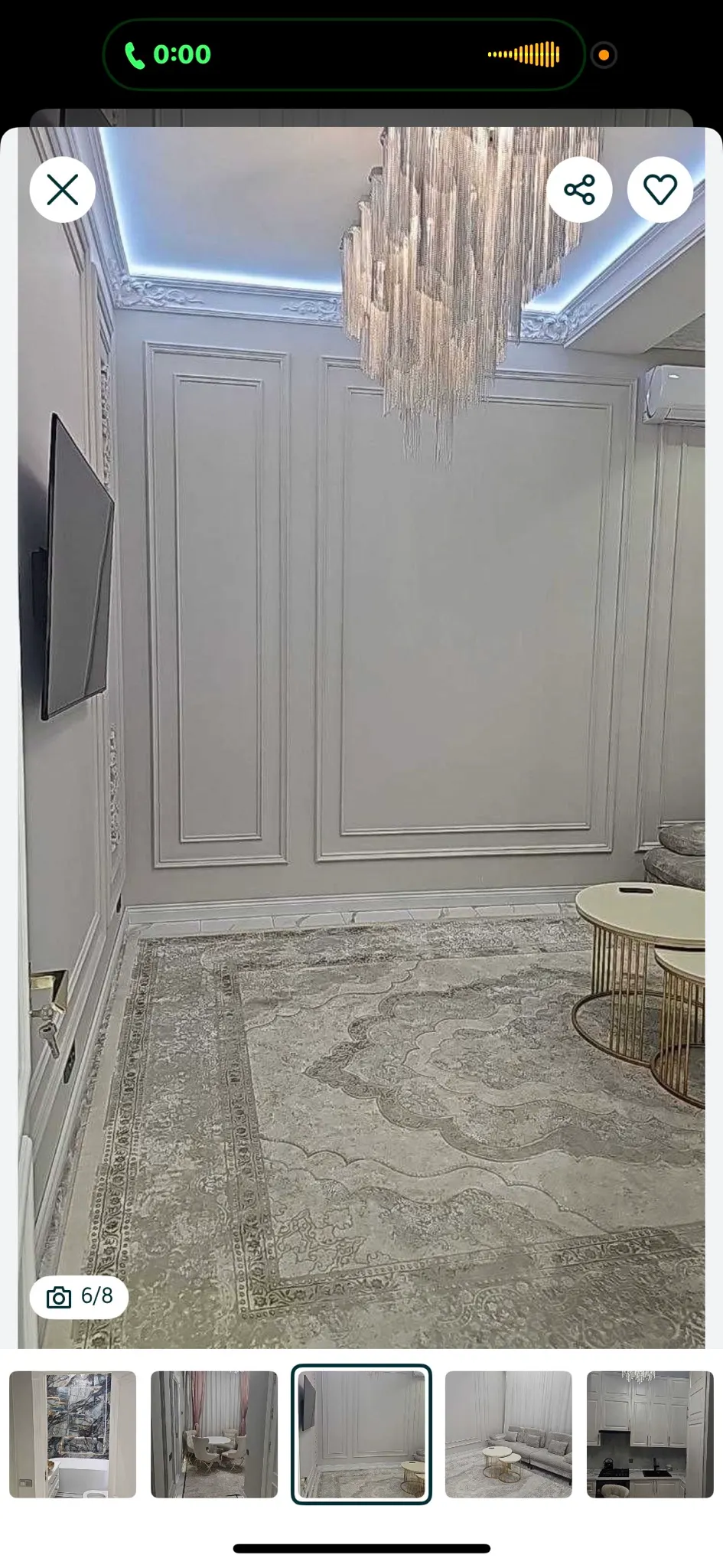 Ижарага берилади 3 хонали квартира, 100 м², 6/10 қават — Мирзо Улуғбек тумани