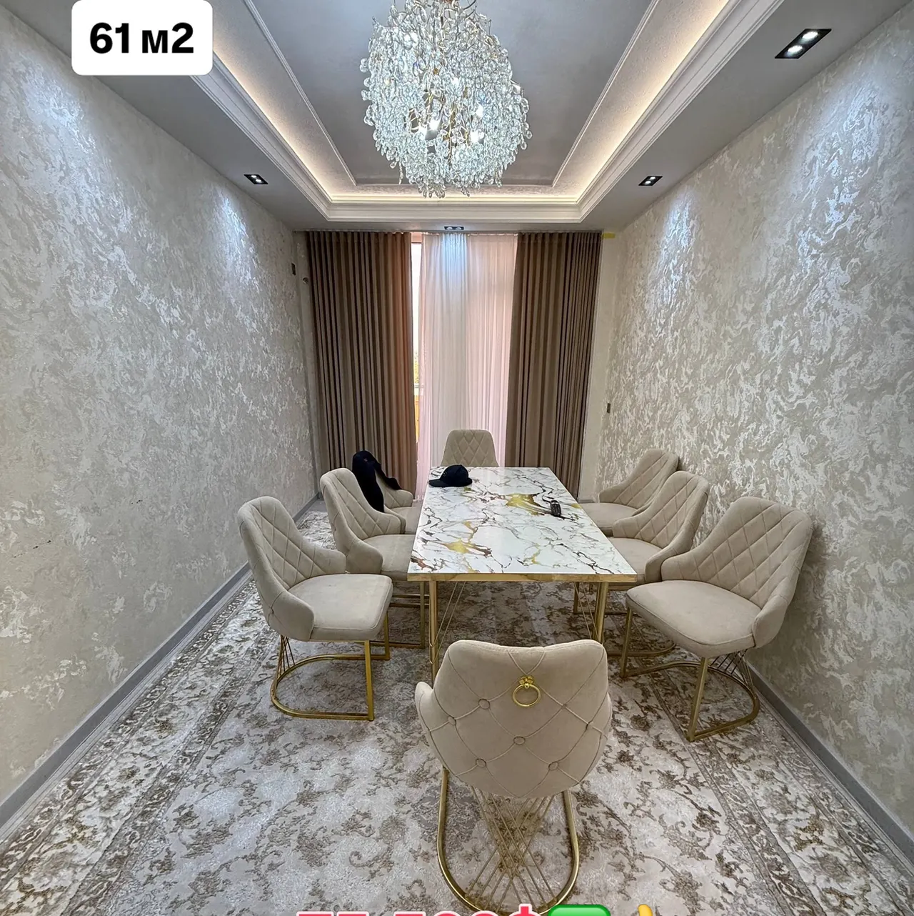 Sotiladi 2 xonali kvartira, 61 m², 5/16 qavat — Toshkent tumani