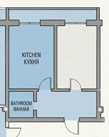 Sotiladi 2 xonali kvartira, 42 m², 2/6 qavat — Mirzo Ulugʻbek tumani