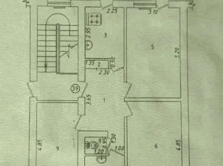 Сотилади 3 хонали квартира, 77 м², 5/5 қават — Яккасарой тумани