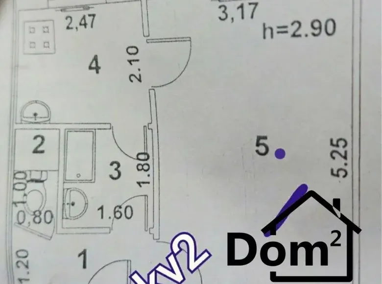 Сотилади 1 хонали квартира, 30 м², 1/4 қават — Шайхонтоҳур тумани