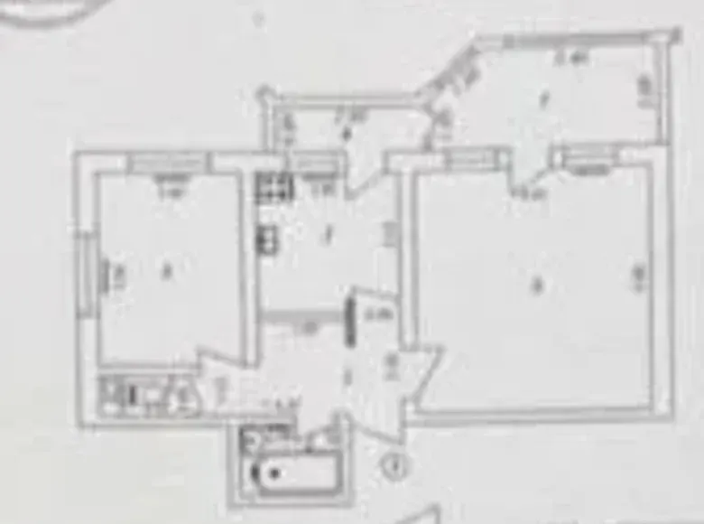 Сотилади 3 хонали квартира, 50 м², 1/4 қават — Тошкент шаҳри
