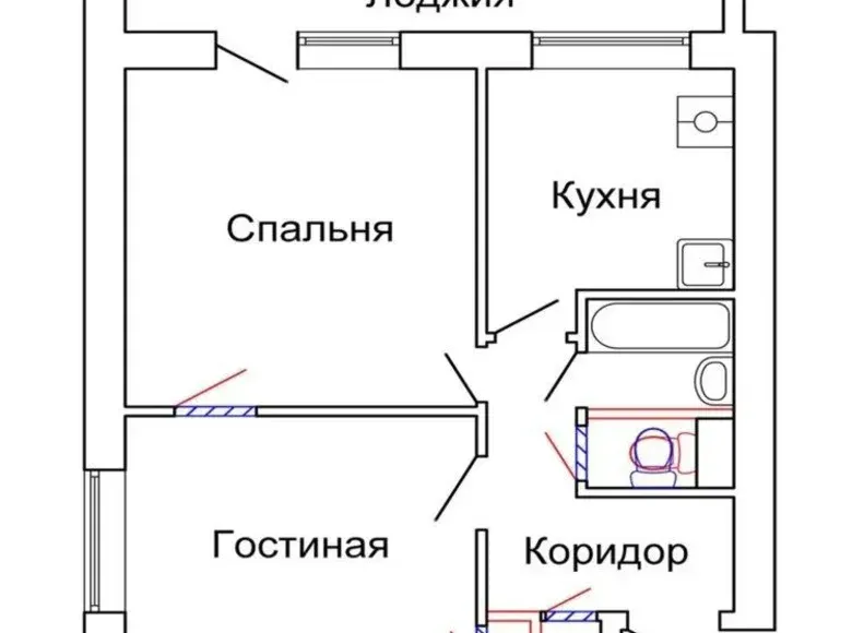 Продаётся 2-комнатная квартира, 35 м², 1/1 этаж — Ташкент