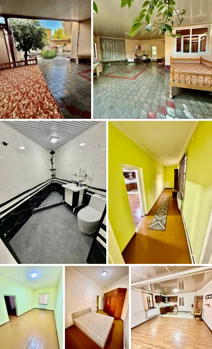 Ijaraga beriladi 6 xonali hovli uy, 2 sotix, 1/1 qavat — Samarqand shahri
