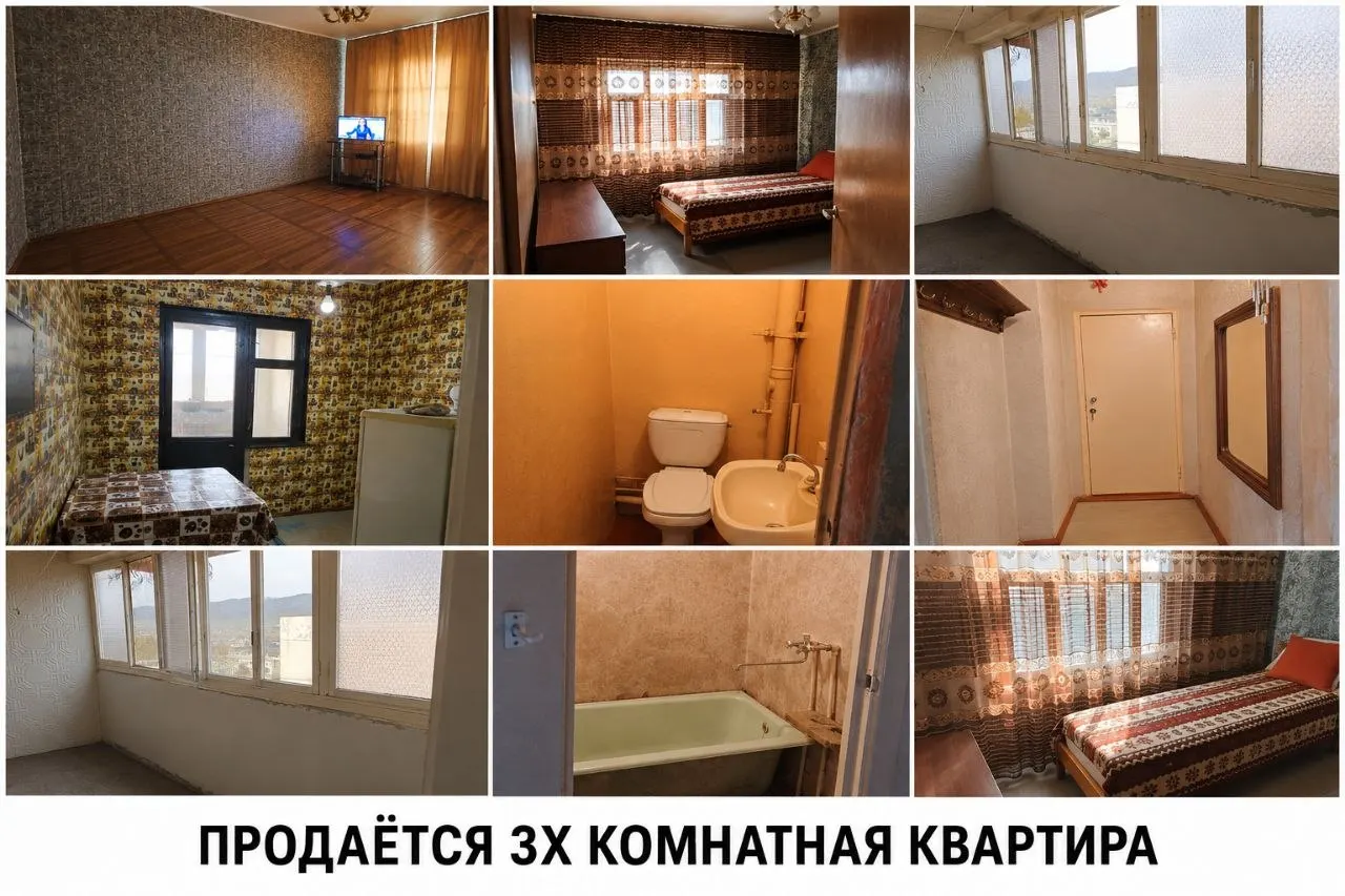 Сотилади 3 хонали квартира, 62.8 м², 5/5 қават — Тошкент вилояти