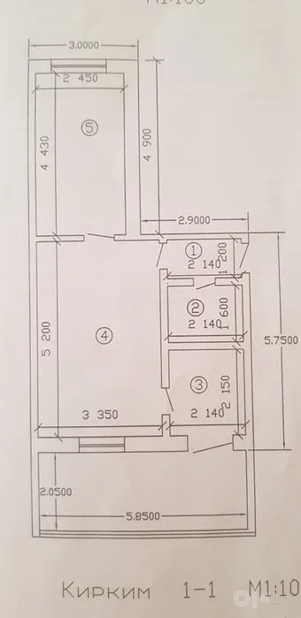 Ижарага берилади 2 хонали квартира, 38,9 м², 2/2 қават — Самарқанд шаҳри
