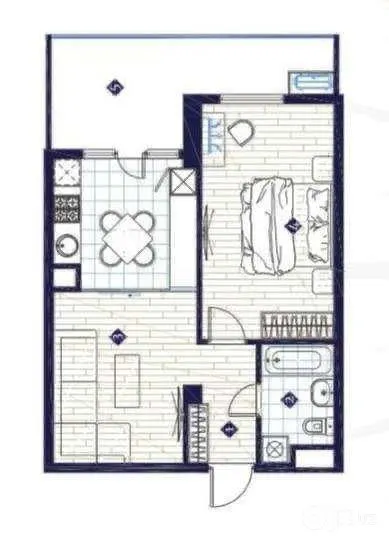 Продаётся квартира-студия, 40 м², 13/13 этаж — Мирзо-Улугбекский район