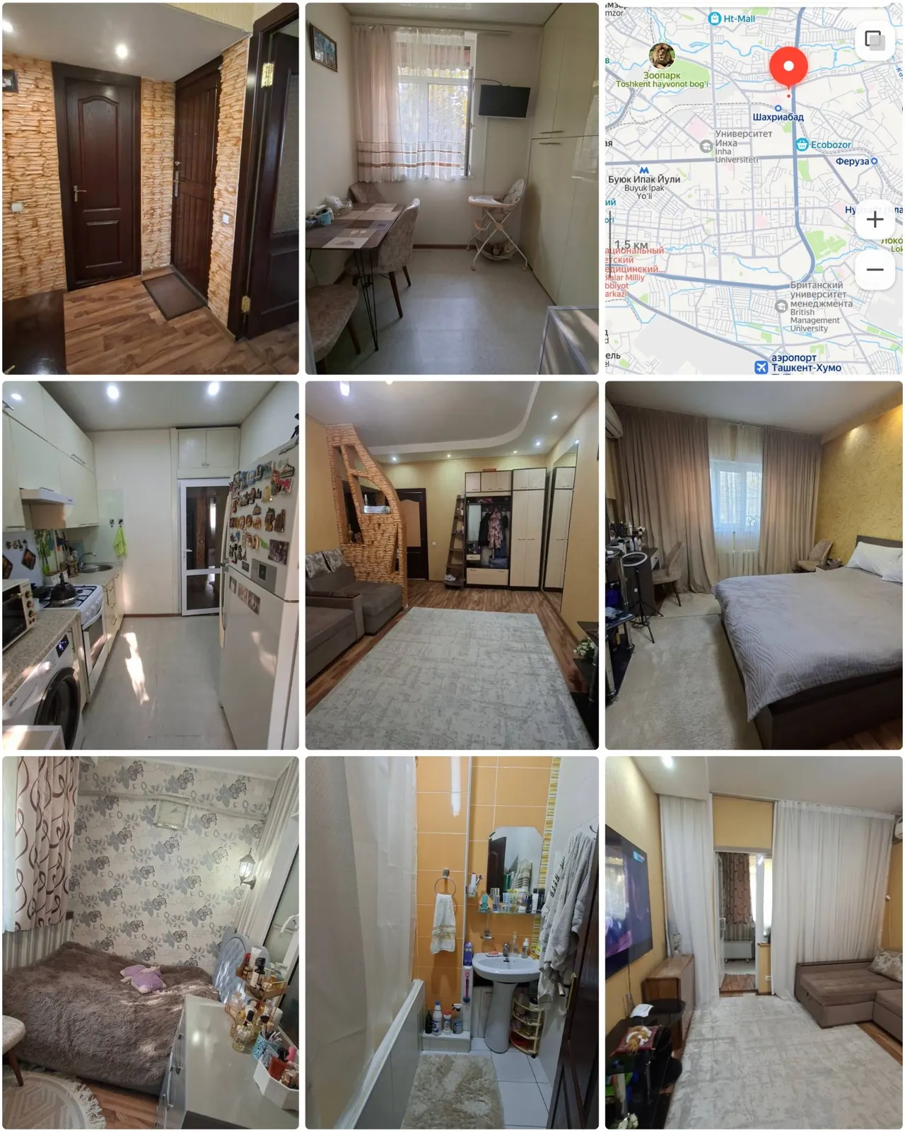 Сотилади 2 хонали квартира, 60 м², 2/4 қават — Юнусобод тумани